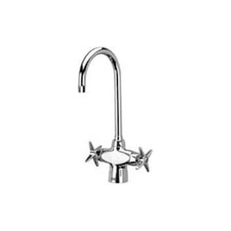 Zurn Zurn Double Lab Faucet with 5-3/8" Gooseneck and Four Arm Handles - Lead Free Z826B2-XL****